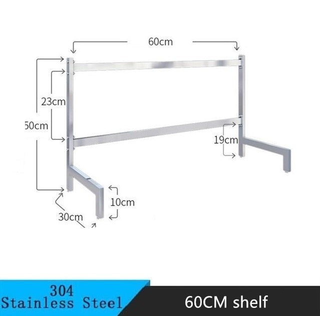 304 stainless steel tableware sink drain rack dish rack foldable kitchen desktop storage supplies dry storage rack accessories