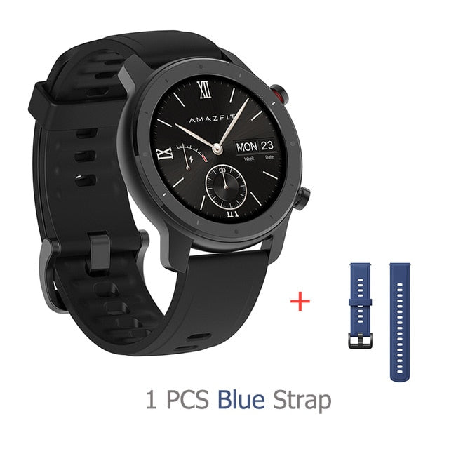 Amazfit GTR Lite 47mm Smart Watch 1.39 inch AMOLED 5ATM Waterproof 24 Days Battery Sport Watch for Android iOS Global Version