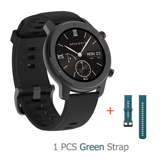 Amazfit GTR Lite 47mm Smart Watch 1.39 inch AMOLED 5ATM Waterproof 24 Days Battery Sport Watch for Android iOS Global Version