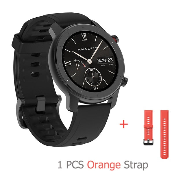 Amazfit GTR Lite 47mm Smart Watch 1.39 inch AMOLED 5ATM Waterproof 24 Days Battery Sport Watch for Android iOS Global Version