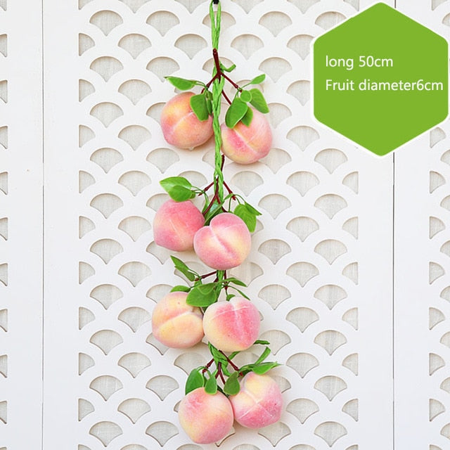Artificial Simulation Food Vegetables Fruit PU Red Pepper Fake Lemon Vegetables For Home Restaurant Kitchen Garden Art Decor