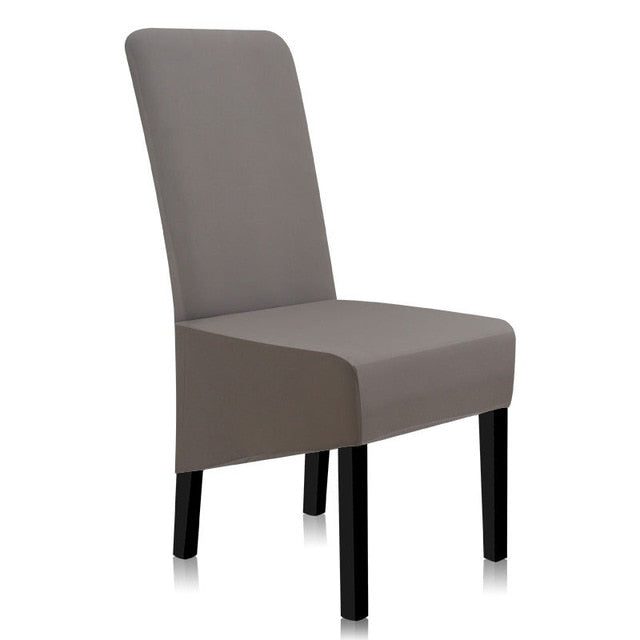 Chair Covers Spandex Solid Color Dining Chair Covers Anti-dirty Stretch Chair Cover Kitchen A45008