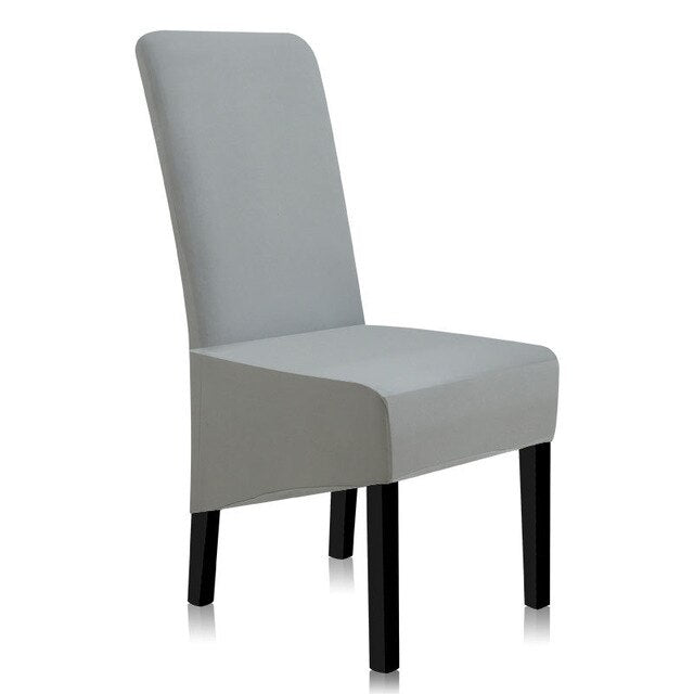 Chair Covers Spandex Solid Color Dining Chair Covers Anti-dirty Stretch Chair Cover Kitchen A45008