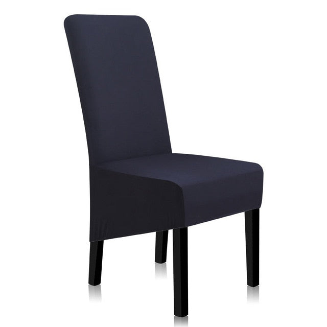 Chair Covers Spandex Solid Color Dining Chair Covers Anti-dirty Stretch Chair Cover Kitchen A45008