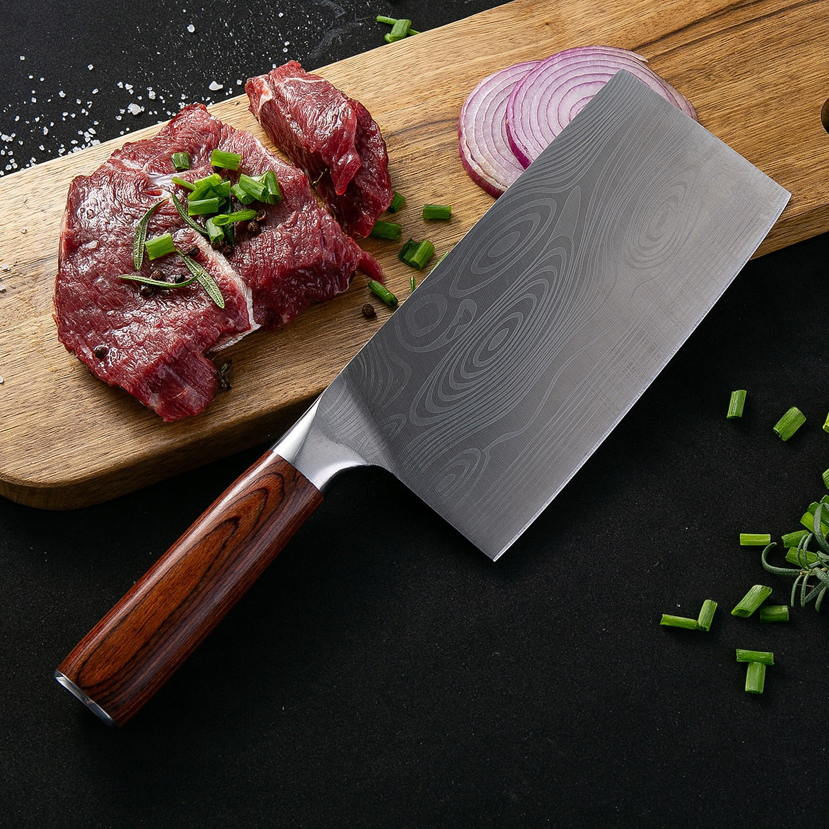 DAOMACHEN Stainless Steel Cleaver Kitchen Knife Professional Chef Knife Chinese Kitchen Chef Knife Free shipping