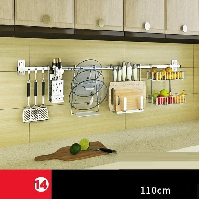 Dish Drainer Fridge Supplies Sink Organizer Stainless Steel Cocina Organizador Cozinha Cuisine Kitchen Storage Rack Holder
