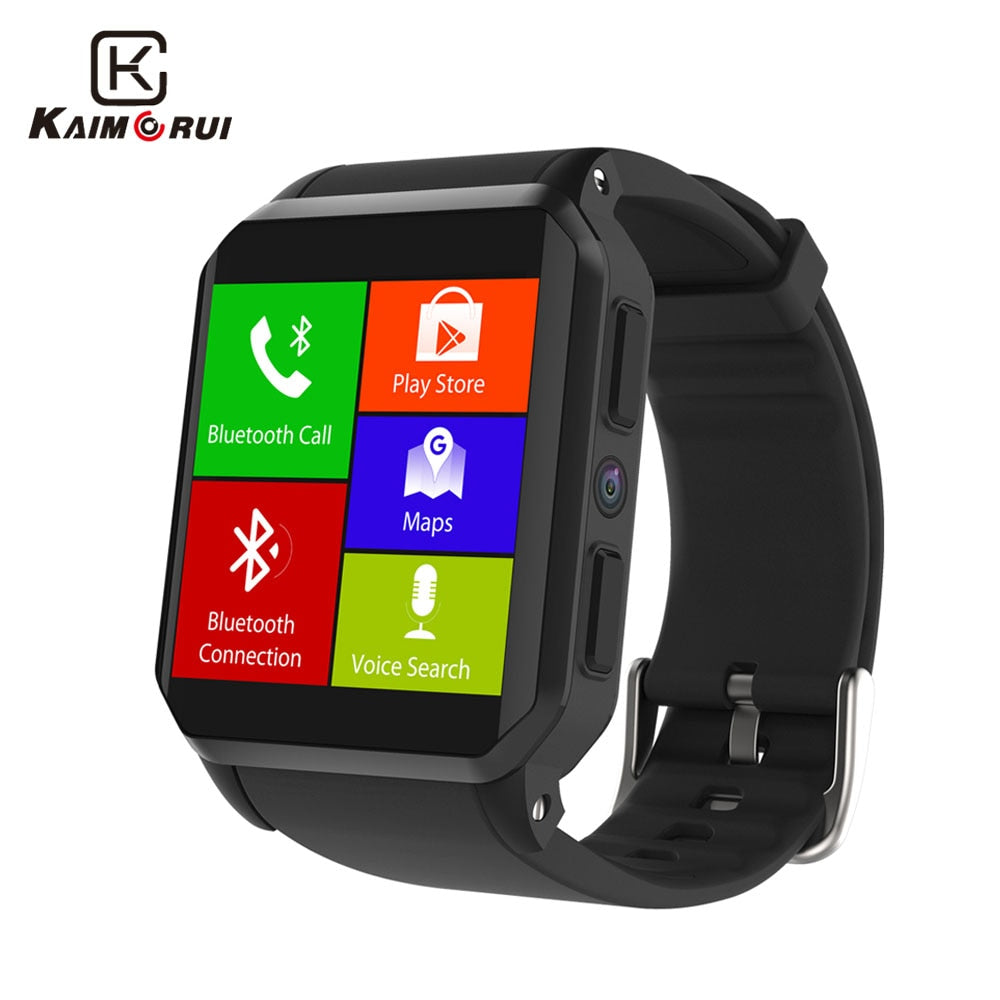 Kaimorui Smart Watch Android 5.1 IP68 Waterproof Bluetooth Smartwatch with SIM Card GPS WiFi Watch Phone for Android IOS Phone