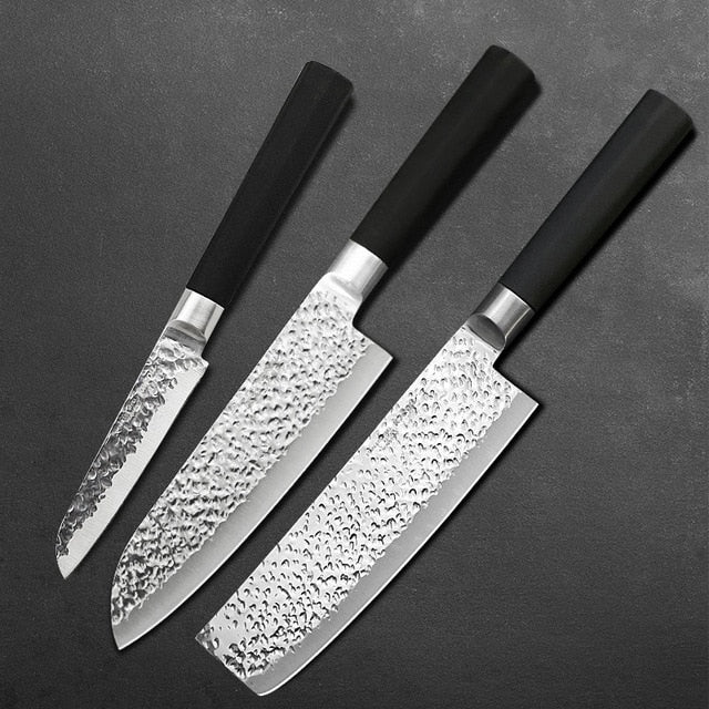 Kitchen Knife 7 Inch Chef Knives Japanese Utility Santoku Knife Meat Cleaver 50Cr15 420 High Carbon Stainless Steel dropshipping
