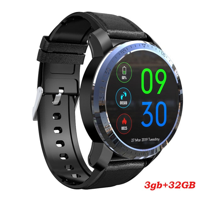 Kospet Optimus Pro Dual Systems 4G Smart Watch 3GB+32GB 8MP Camera GPS SIM 800Mah Battery Waterproof Android Smartwatch Phone