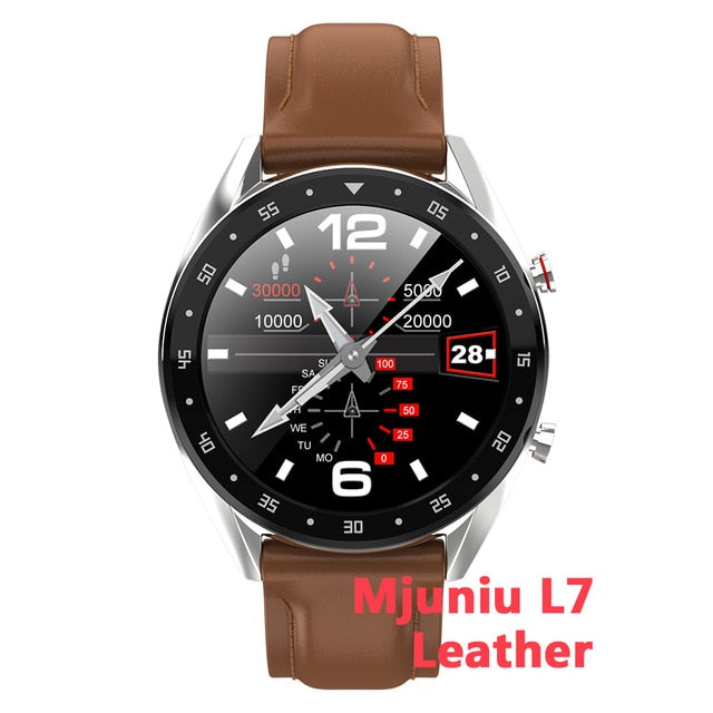 L7 L8 Bluetooth Smart Watch Men Ecg+ppg Hrv Heart Rate Blood Pressure Monitor Ip68 Waterproof Smart Bracelet Android Ios