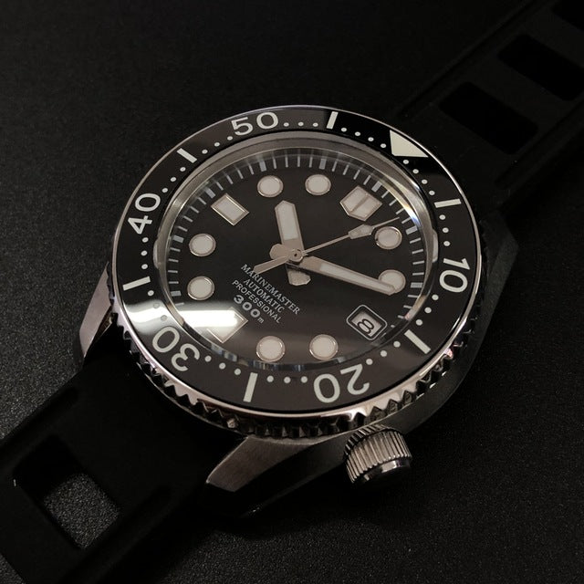 STEELDIVE 1968 Japan First All-In-One Case Without Bottom Cover Dive Watch 300m Automatic Watch Sapphire 316L Steel Watches Men