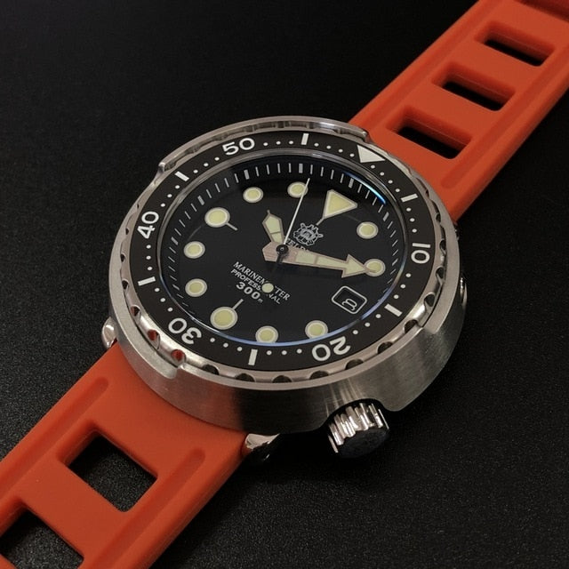 STEELDIVE 1975 First Canned Tuna Dive Watch 300m 316L Steel Diving Ceramic Bezel NH35 Automatic Watches Mens 2019 Luxury Watch