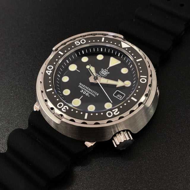 STEELDIVE 1975 First Canned Tuna Dive Watch 300m 316L Steel Diving Ceramic Bezel NH35 Automatic Watches Mens 2019 Luxury Watch