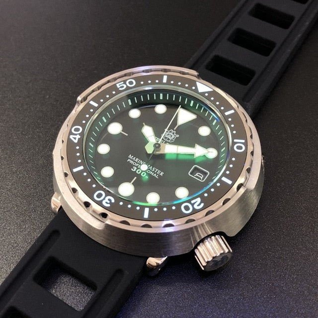 STEELDIVE 1975 First Canned Tuna Dive Watch 300m 316L Steel Diving Ceramic Bezel NH35 Automatic Watches Mens 2019 Luxury Watch