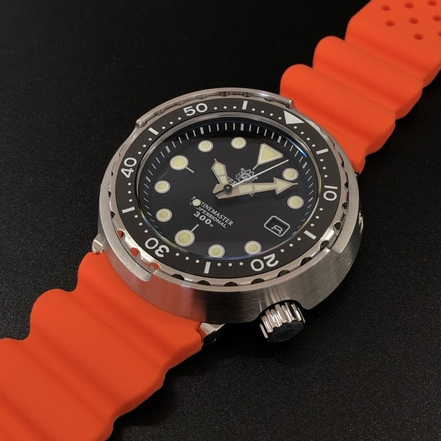STEELDIVE 1975 First Canned Tuna Dive Watch 300m 316L Steel Diving Ceramic Bezel NH35 Automatic Watches Mens 2019 Luxury Watch