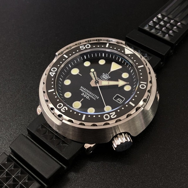 STEELDIVE 1975 First Canned Tuna Dive Watch 300m 316L Steel Diving Ceramic Bezel NH35 Automatic Watches Mens 2019 Luxury Watch