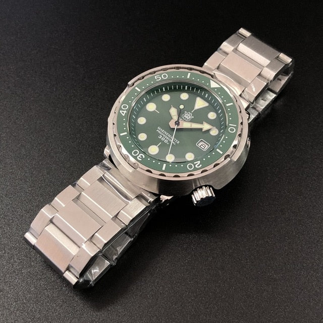 STEELDIVE 1975 First Canned Tuna Dive Watch 300m 316L Steel Diving Ceramic Bezel NH35 Automatic Watches Mens 2019 Luxury Watch