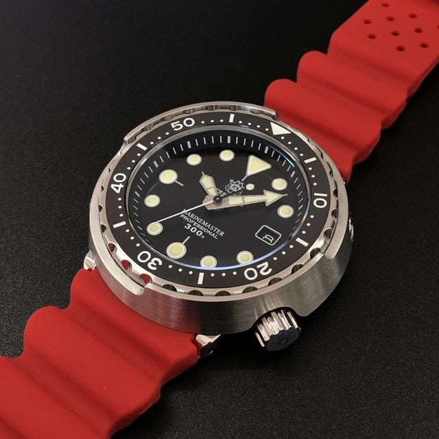 STEELDIVE 1975 First Canned Tuna Dive Watch 300m 316L Steel Diving Ceramic Bezel NH35 Automatic Watches Mens 2019 Luxury Watch
