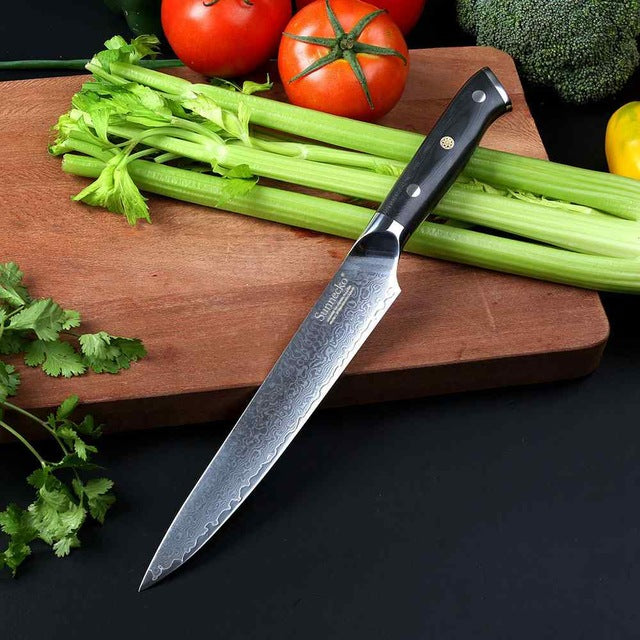 SUNNECKO Premium Chef Knife Japanese Kitchen Knives Sharp Utility Santoku Slicing Paring Cleaver Damascus Cut Knife G10 Handle