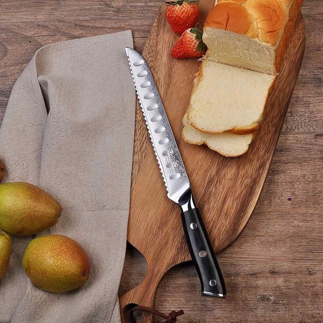 SUNNECKO Premium Chef Knife Japanese Kitchen Knives Sharp Utility Santoku Slicing Paring Cleaver Damascus Cut Knife G10 Handle