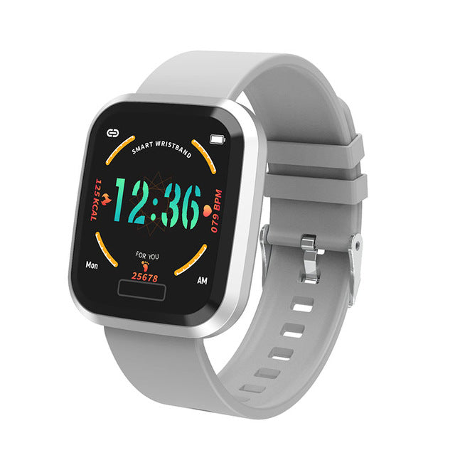 Smart Watch for Men Women with Steel Strap Waterproof Fitness Tracker Bracelet Heart Rate Monitor Blood Pressure Smartwatch