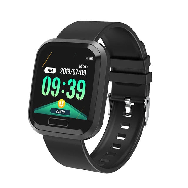 Smart Watch for Men Women with Steel Strap Waterproof Fitness Tracker Bracelet Heart Rate Monitor Blood Pressure Smartwatch