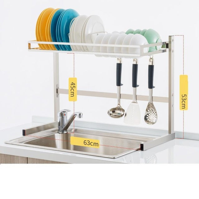 Storage Especias Cosinha Dish Drainer Keuken Stainless Steel Cuisine Cozinha Cocina Organizador Mutfak Rack Kitchen Organizer
