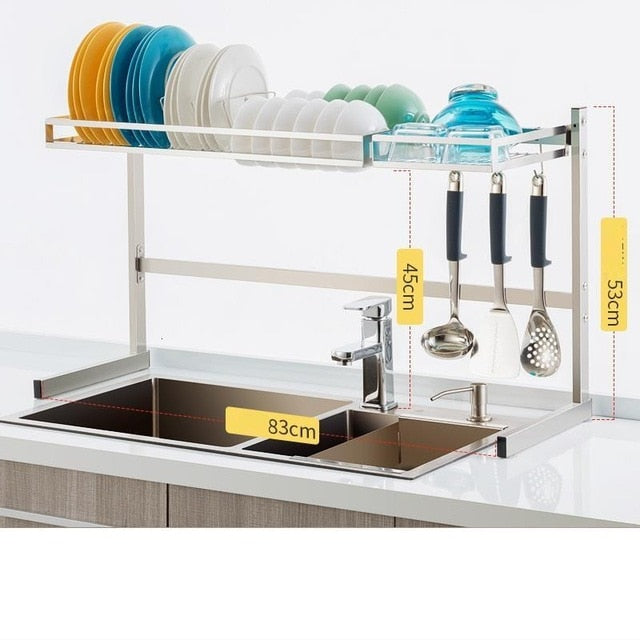 Storage Especias Cosinha Dish Drainer Keuken Stainless Steel Cuisine Cozinha Cocina Organizador Mutfak Rack Kitchen Organizer