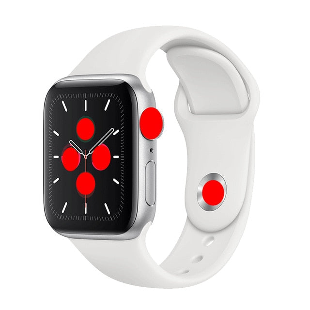 Watch 5 Smart Watch IWO12 ECG Siri Bluetooth Photo Music Large Battery Band Incoming Call SIM Card Sport Watches Unisex 1:1 W55