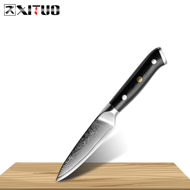 XITUO Kitchen Chef Knife Set VG10 Damascus Steel 67-story Slices Nakiri Kiritsuke Sushi Knife Bone Japanese Knife Cooking Tools