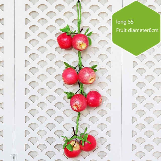 Artificial Simulation Food Vegetables Fruit PU Red Pepper Fake Lemon Vegetables For Home Restaurant Kitchen Garden Art Decor