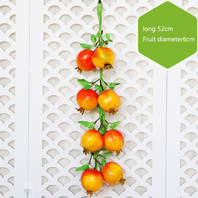 Artificial Simulation Food Vegetables Fruit PU Red Pepper Fake Lemon Vegetables For Home Restaurant Kitchen Garden Art Decor