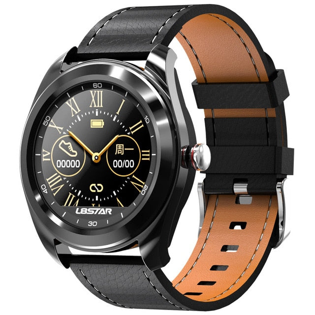 B6 Smart Fitness Watch ECG PPG HRV Heart Rate Blood Pressure Sleep Monitor Health Tracker Sport Bussiness IP68 Shake Control