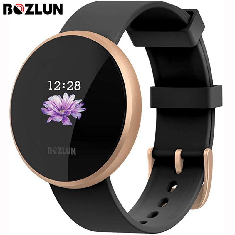 Bozlun B36 women smart watch fashion digital female period reminder heartrate calories step waterproof sport watches reloj mujer