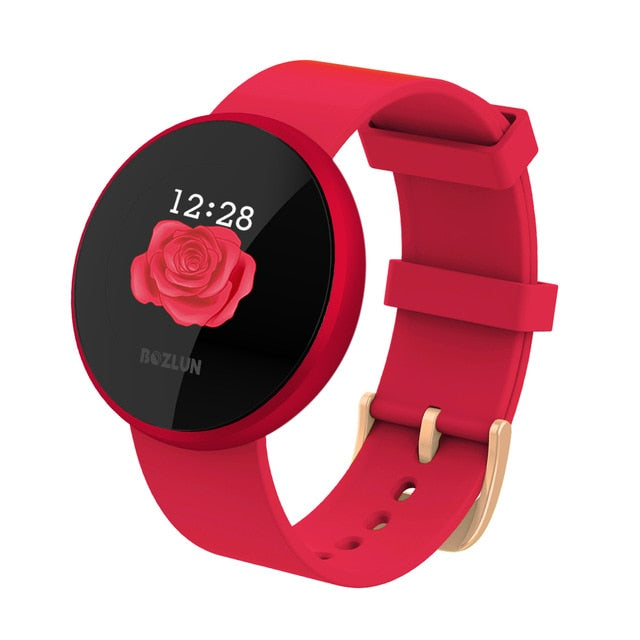 Bozlun B36 women smart watch fashion digital female period reminder heartrate calories step waterproof sport watches reloj mujer