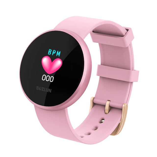 Bozlun B36 women smart watch fashion digital female period reminder heartrate calories step waterproof sport watches reloj mujer