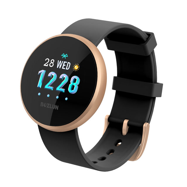 Bozlun B36 women smart watch fashion digital female period reminder heartrate calories step waterproof sport watches reloj mujer