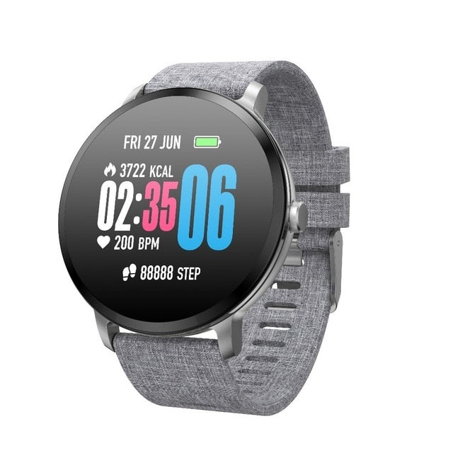 COXRY Sports Watches Mens Smart Watch Men Waterproof IP67 Tempered Glass Fitness Tracker Heart Rate Monitor Pedometer Smartwatch
