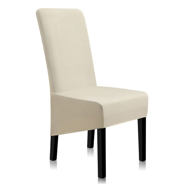 Chair Covers Spandex Solid Color Dining Chair Covers Anti-dirty Stretch Chair Cover Kitchen A45008