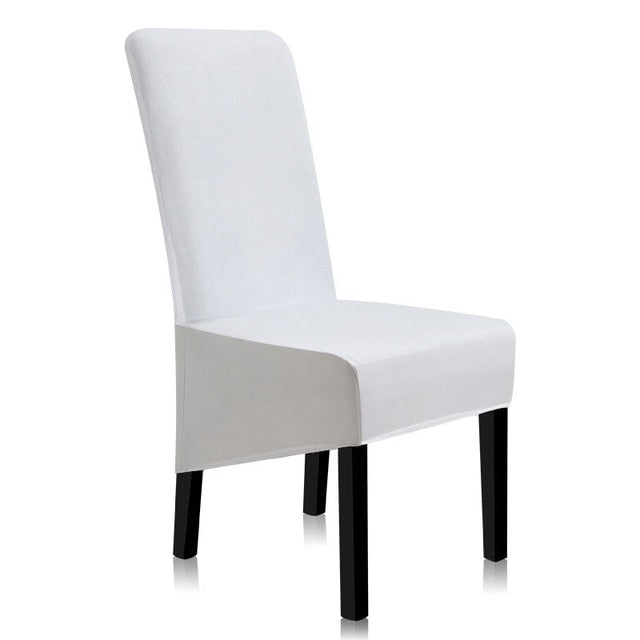 Chair Covers Spandex Solid Color Dining Chair Covers Anti-dirty Stretch Chair Cover Kitchen A45008