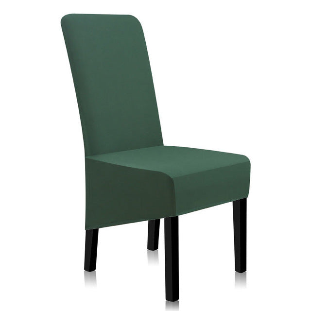 Chair Covers Spandex Solid Color Dining Chair Covers Anti-dirty Stretch Chair Cover Kitchen A45008