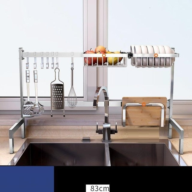 De Sink Accessories Cosina Almacenamiento Dish Drainer Stainless Steel Cocina Mutfak Rack Cozinha Cuisine Kitchen Organizer