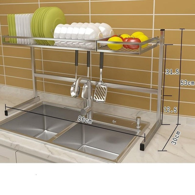 Drying Keuken Dish Drainer Organizadores De Especias Stainless Steel Organizador Rack Cocina Cuisine Mutfak Kitchen Organizer