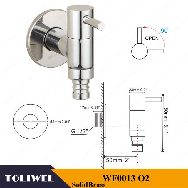 Extra Long Polished Chrome Laundry Bathroom Wetroom Kitchen  Wall Mounted Sink Faucet Tap Spigot Bibcocks