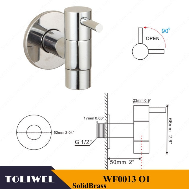 Extra Long Polished Chrome Laundry Bathroom Wetroom Kitchen  Wall Mounted Sink Faucet Tap Spigot Bibcocks