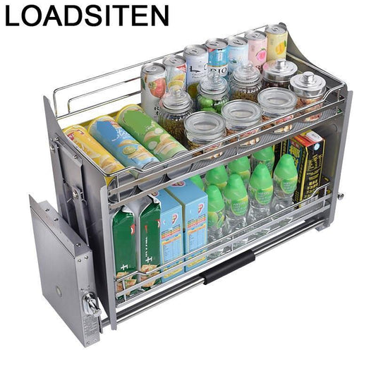 Gabinete Organizer And Storage Alacena Organizar Dish Drainer Pantry Drawer For Hanging Cozinha Cuisine Kitchen Cabinet Basket