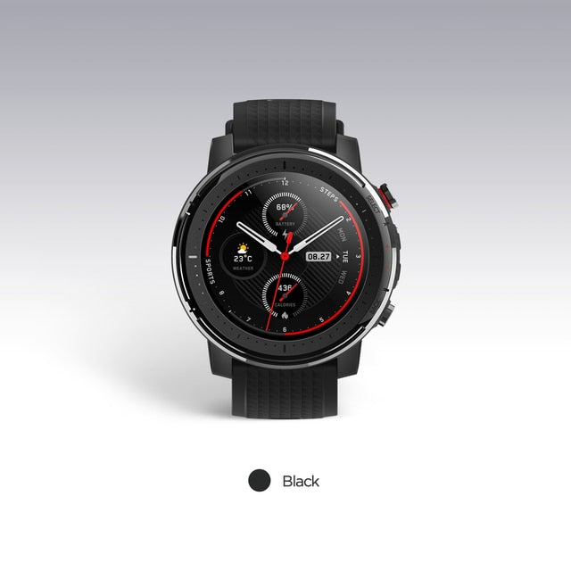 IN Stock Global Version New Amazfit Stratos 3 Smart Watch GPS 5ATM Bluetooth Music Dual Mode 14 Days Smartwatch For Xiaomi 2019