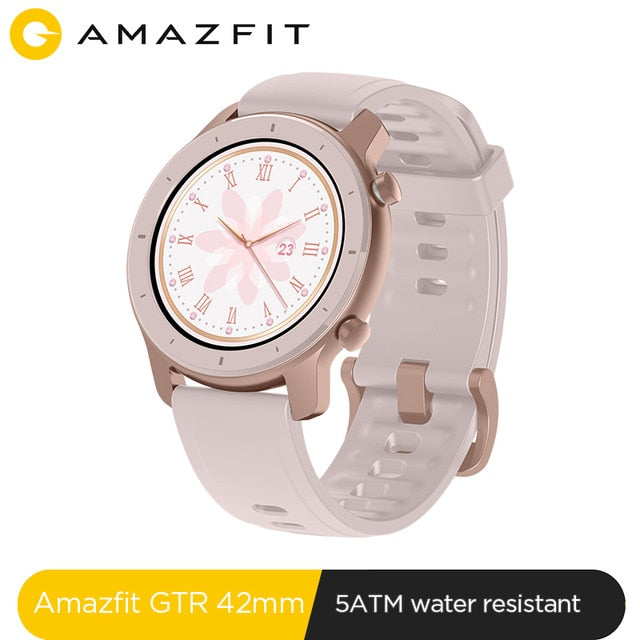 In Stock Global Version New Amazfit GTR 42mm Smart Watch 5ATM Smartwatch 12Days Battery Music Control For Xiaomi Android IOS