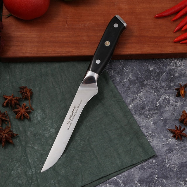 Japanese Kitchen Knives 8 inch Chef Knife Set Germany 1.4116 High Carbon Steel Santoku Fishing Sharp Cooking Knife Handmade