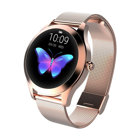 KW10 KW19 Luxury Smart Watch Wrist Gold IP68 Waterproof For Women Heart Rate Monitoring Bracelet Fitness Sport Smartwatch S30